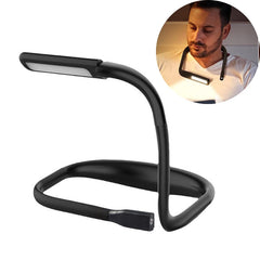 Rechargeable Neck Reading Light - Stepless Brightness for Camping
