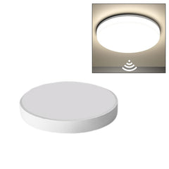 Radar Sensing LED Ceiling Light 18W with Remote - White
