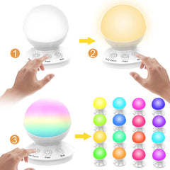 RGB Voice-Activated Pickup Lamp - Rechargeable LED Night Light