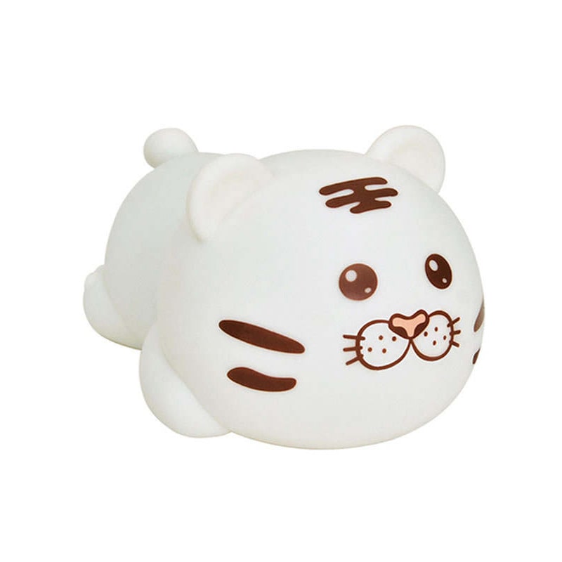 Colorful Silicone Tiger Lamp - Remote Night Light for Kids Room