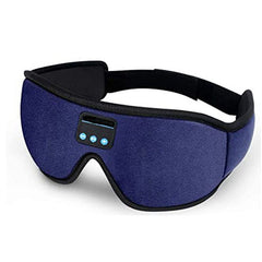 Blue Sleep Headphones Bluetooth 5.0 3D Eye Mask Hands-Free for Travel