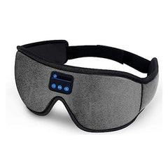 Grey Sleep Headphones Bluetooth 5.0 3D Eye Mask Hands-Free for Travel