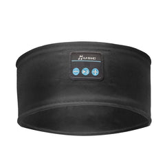 Black Sleep Headphones Bluetooth 5.0 Headband HD Stereo for Workout