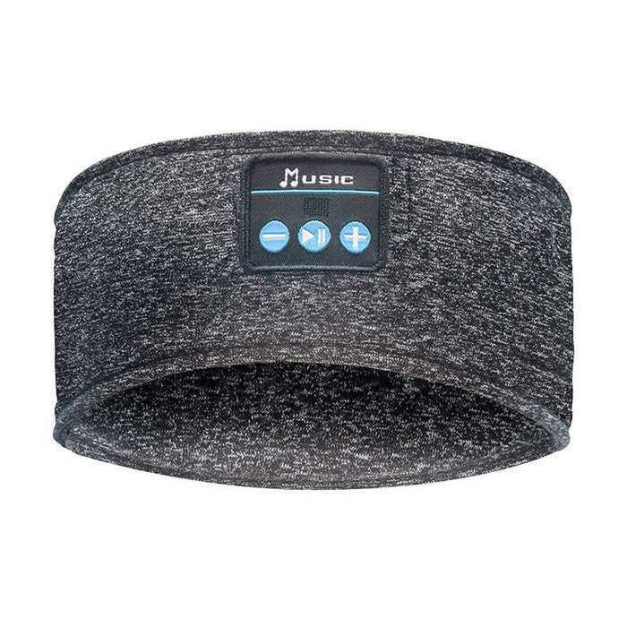 Grey Sleep Headphones Bluetooth 5.0 Headband HD Stereo for Workout