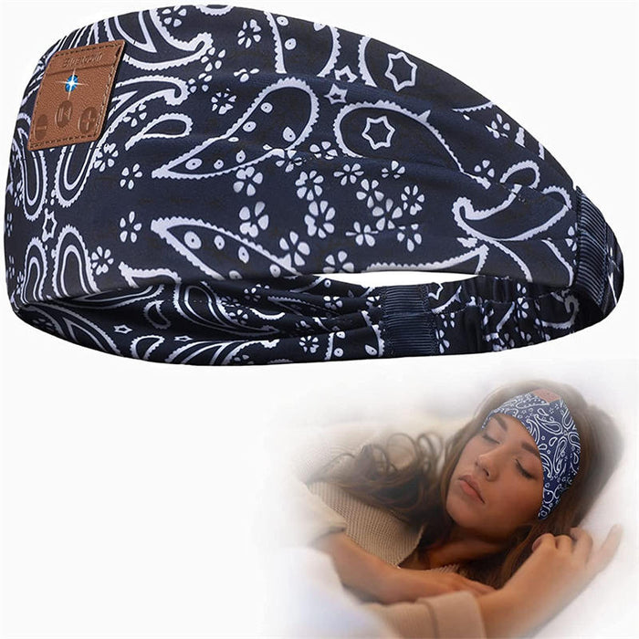 Wireless Bluetooth Sleep Headphones Headband with Built-in Speakers for Side Sleepers