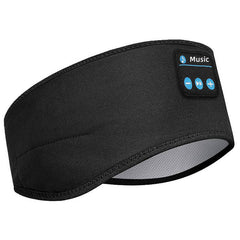 Black Wireless Bluetooth Sports Headband Headphones for Travel&Workout