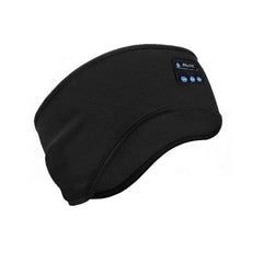 Black Edge Wireless Bluetooth Sleep Headband Headphones for Travel&Workout