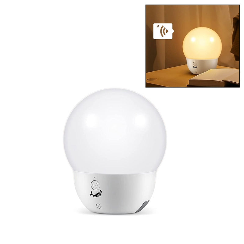 Smart Night Light - Touch Voice Control Color Changing Bed Lamp