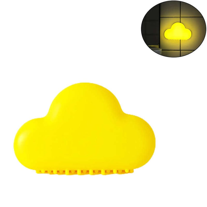 Yellow USB Cloud Night Light Sound Control Touch Lamp
