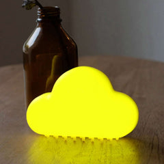 Yellow USB Cloud Night Light Sound Control Touch Lamp