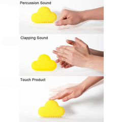 Yellow USB Cloud Night Light Sound Control Touch Lamp