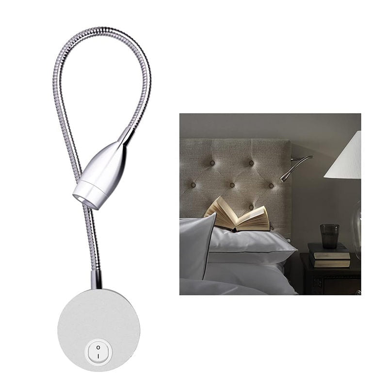 Wall Mount Book Light - Plug-in 360¡ã Rotating Bedside Lamp
