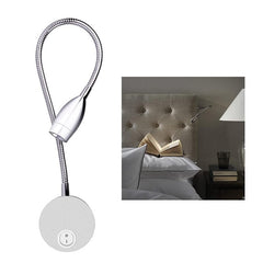 Wall Mount Book Light - Plug-in 360¡ã Rotating Bedside Lamp
