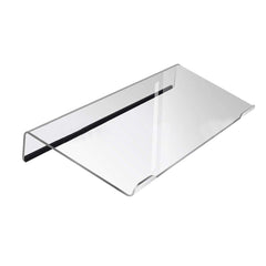 Clear Acrylic Tilted Keyboard Holder for Ergonomic Typing