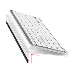 Clear Acrylic Tilted Keyboard Holder for Ergonomic Typing
