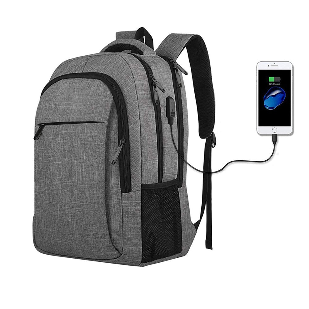 Business Travel Laptop Backpack with USB Charging Port