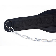 Weightlifting Dip Belt with Chain for Pull Ups and Bodybuilding