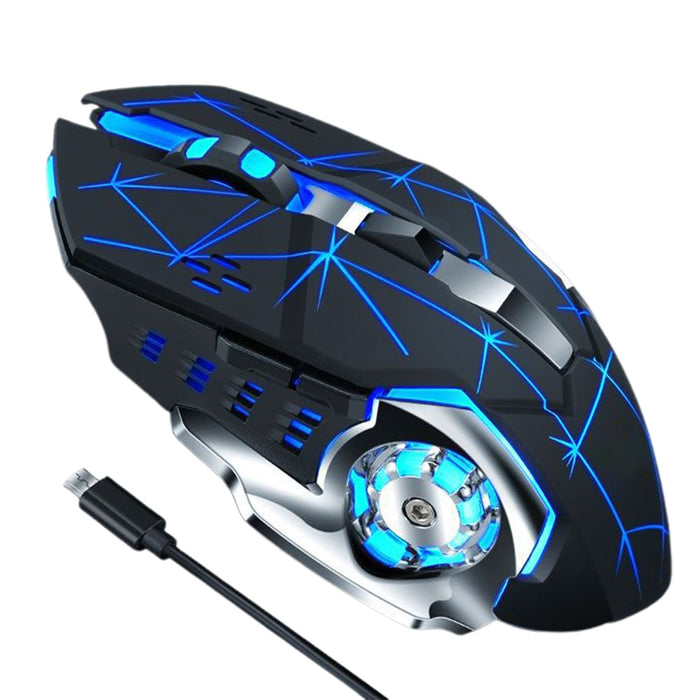 Dual Mode Wireless Gaming Mouse with RGB Backlit Ergonomic