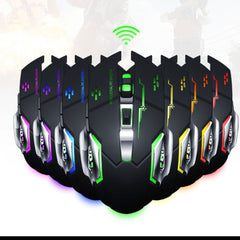 Dual Mode Wireless Gaming Mouse with RGB Backlit Ergonomic