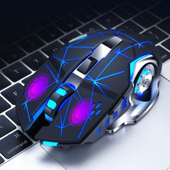Dual Mode Wireless Gaming Mouse with RGB Backlit Ergonomic