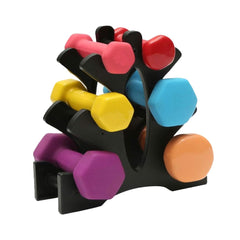 3-Tier Dumbbell Storage Rack Stand for Home Gym Weight Holder