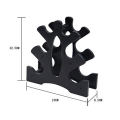 3-Tier Dumbbell Storage Rack Stand for Home Gym Weight Holder