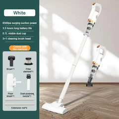 Electric Wireless Handheld Vacuum Cleaner - Powerful Sweeper for Home and Car