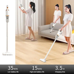 Electric Wireless Handheld Vacuum Cleaner - Powerful Sweeper for Home and Car
