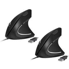 Ergonomic Vertical Optical Mouse USB Wired 800¨C1600 DPI