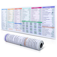 Excel Shortcut Mouse Pad with QR Video Guide - Non-Slip