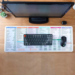 Excel Shortcut Mouse Pad with QR Video Guide - Non-Slip