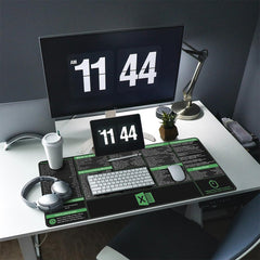 Excel Shortcuts Desk Mat Mouse Pad Giant Keyboard Mat