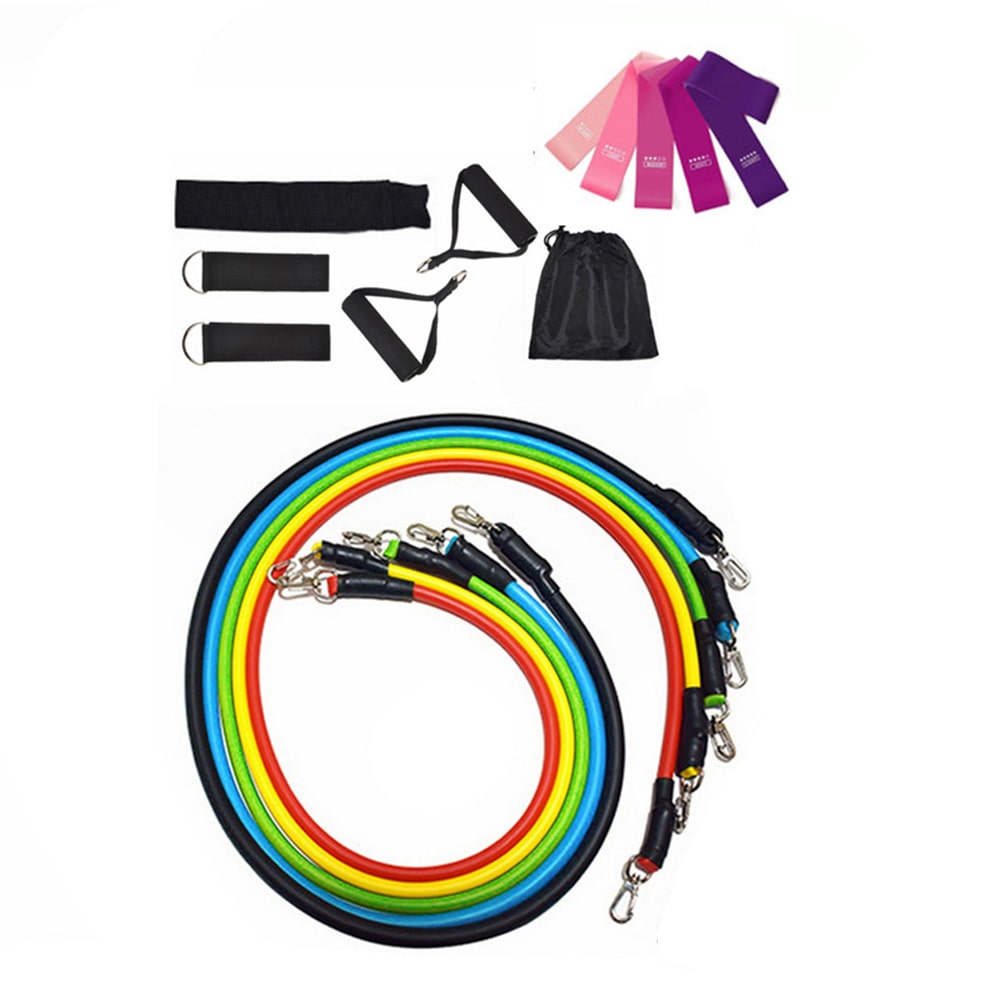 Exercise Resistance Bands Set with Pull Ropes and Extenders