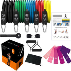 Exercise Resistance Bands Set with Pull Ropes and Extenders