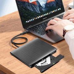 External CD DVD Drive USB 3.0 Portable Burner for Laptop PC