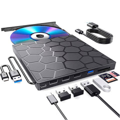 USB 3.0 Type-C External DVD Drive Disc Burner for Laptop PC
