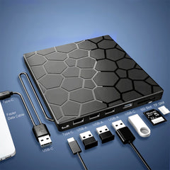 USB 3.0 Type-C External DVD Drive Disc Burner for Laptop PC