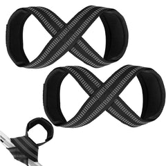 Figure 8 Deadlift Lifting Straps Anti-Slip Wrist Support Belts