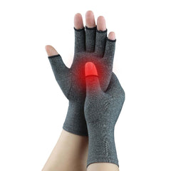 Fingerless Arthritis Compression Gloves for Hand Pain Relief Support