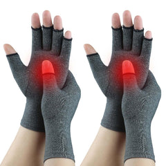 Fingerless Arthritis Compression Gloves for Hand Pain Relief Support