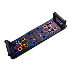 Foldable Push Up Board with Grip Bar for Full Body Training