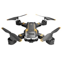 S6Pro Folding Brushless Dual Camera Obstacle Avoidance Drone - 2 Battery Yellow