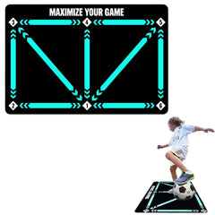 Anti-Skid Football Training Mat for Dribble Footstep Practice