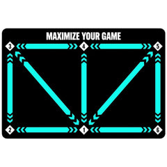 Anti-Skid Football Training Mat for Dribble Footstep Practice