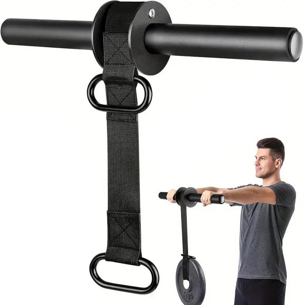 Forearm Strengthener Wrist Roller with Nylon Webbing Strap