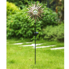 Garden Hollow Metal Solar Light - Waterproof LED for Walkway Yard
