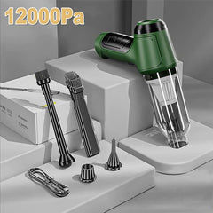 12000Pa Cordless Handheld Vacuum - Home & Car Mini Air Duster