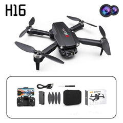 H16 4K Dual Lens Brushless Folding Drone Optical Flow - 1 Battery