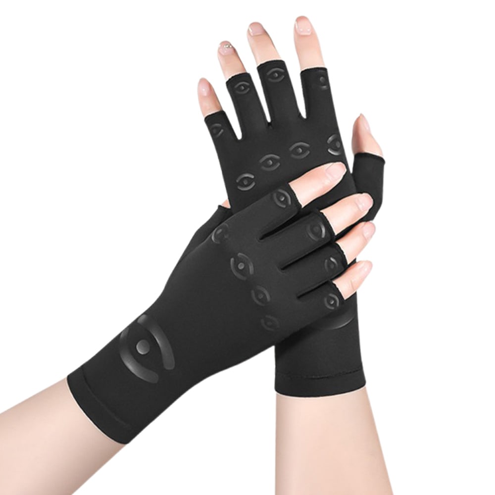 Half Finger Compression Gloves for Typing Carpal Tunnel Relief
