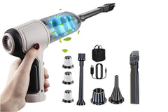 Portable Cordless Car Vacuum Cleaner - Rechargeable for Home or Auto